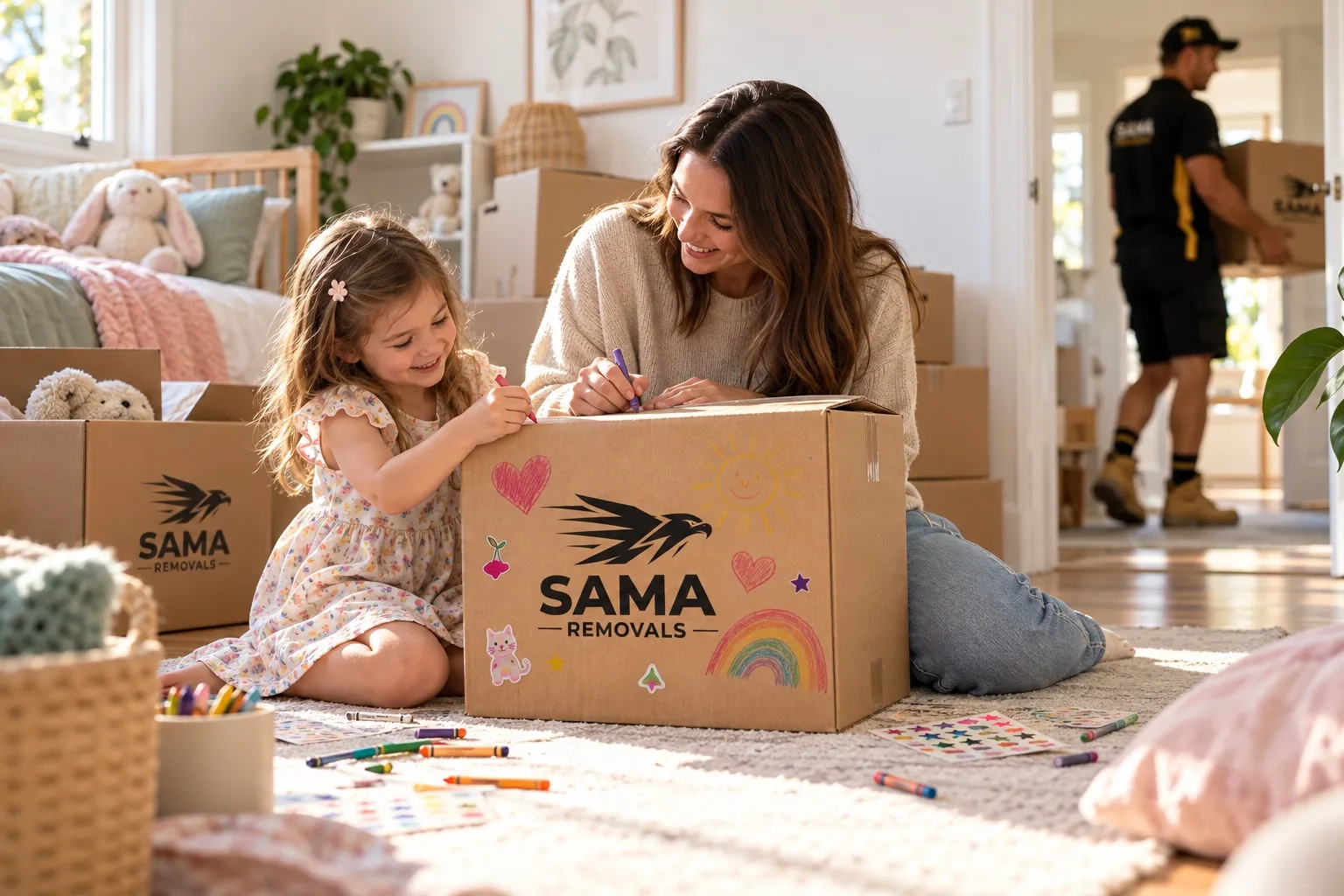 Moving House with Children: How to Keep the Day Calm