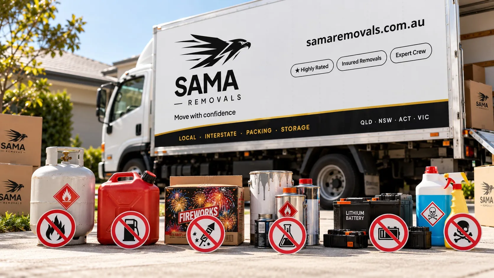 What Removalists Can't Move: Dangerous and Restricted Items